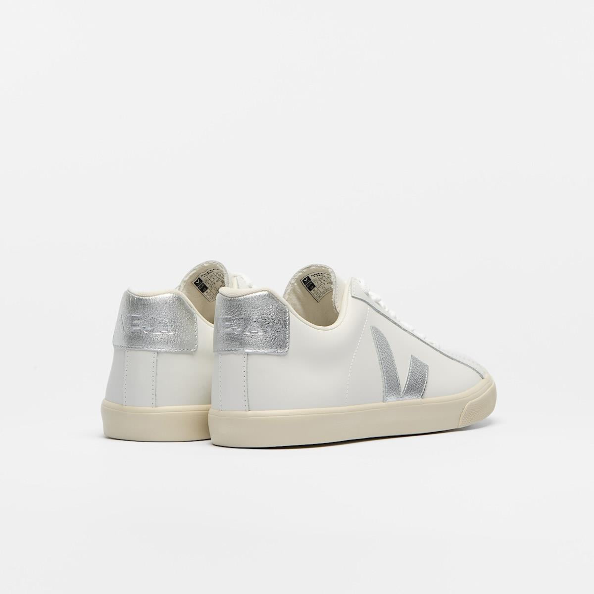 Veja Esplar Leather Women's Extra White/Silver Sneakers