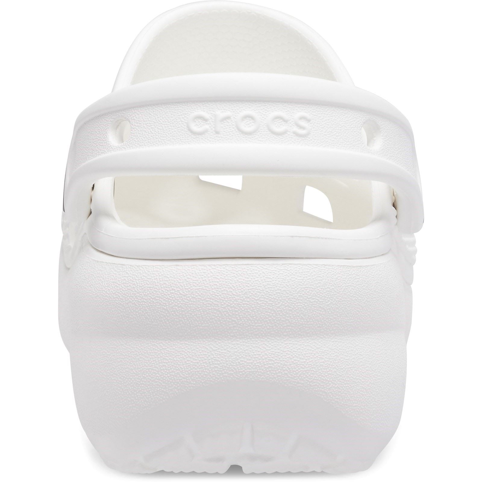 Crocs Classic Platform Synthetic Women's White Clogs