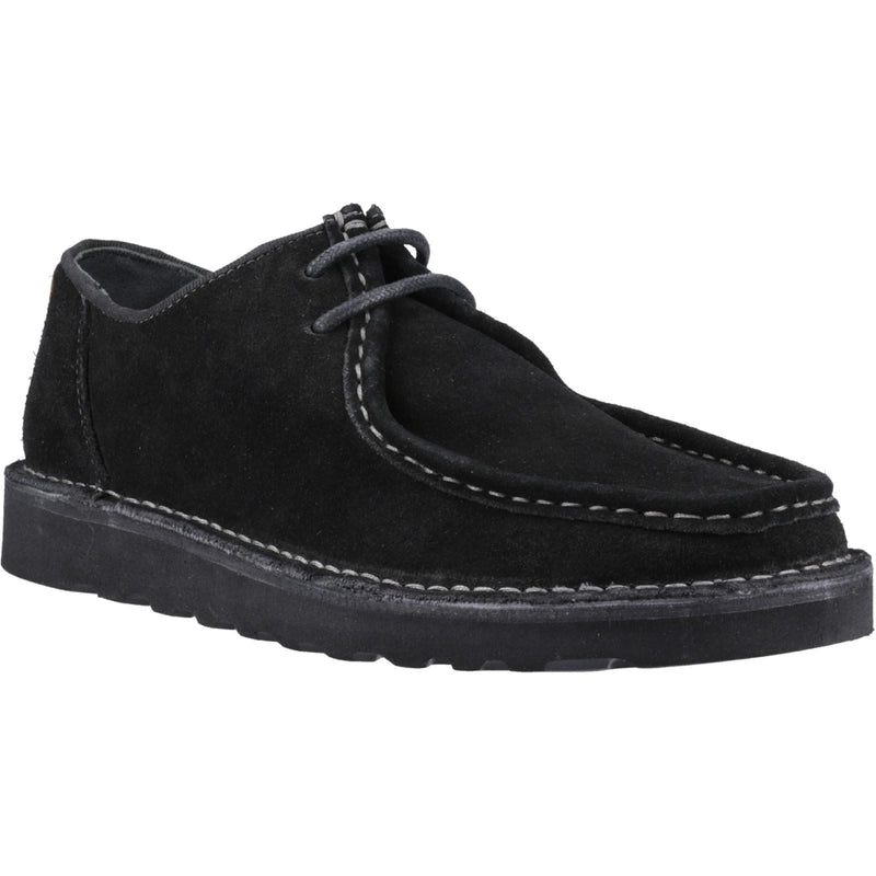 Hush Puppies Otis Suede Men's Black Lace-Up Shoes