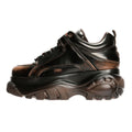 Buffalo 1339-14 Leather Women's Brown Sneakers