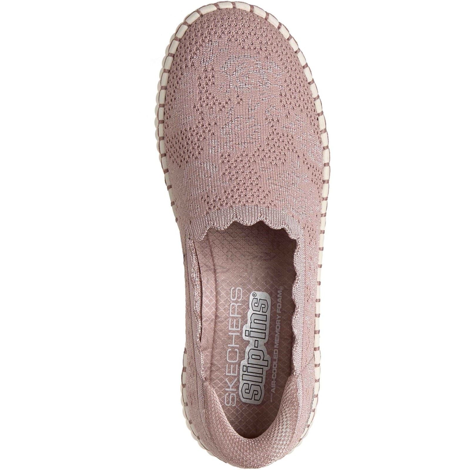 Skechers Wilshire Boulevard Polyester Women's Mauve Sneakers