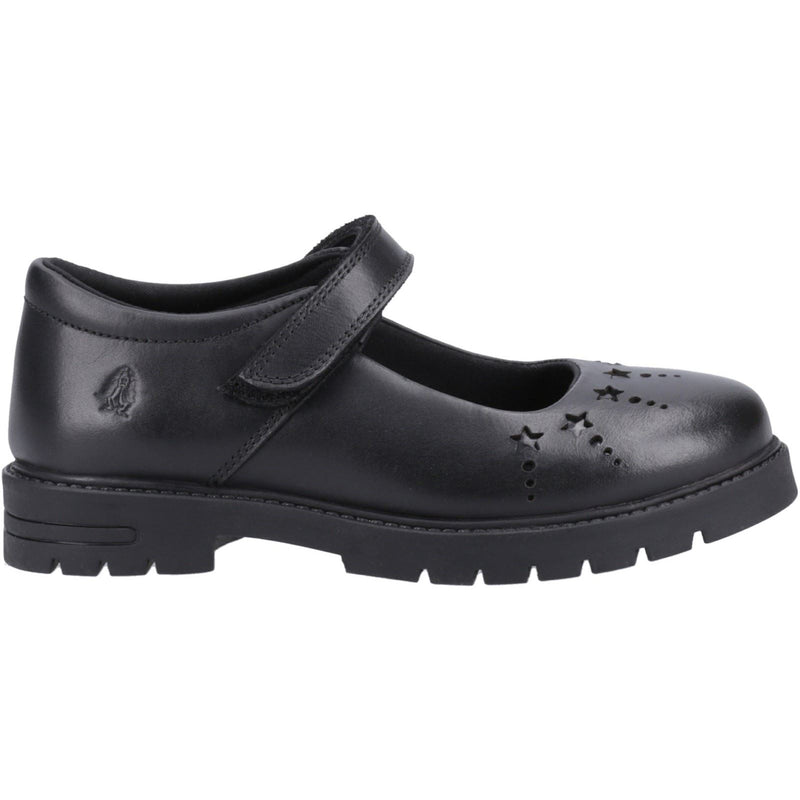 Hush Puppies Sabrina Junior Leather Girls's Black Shoes