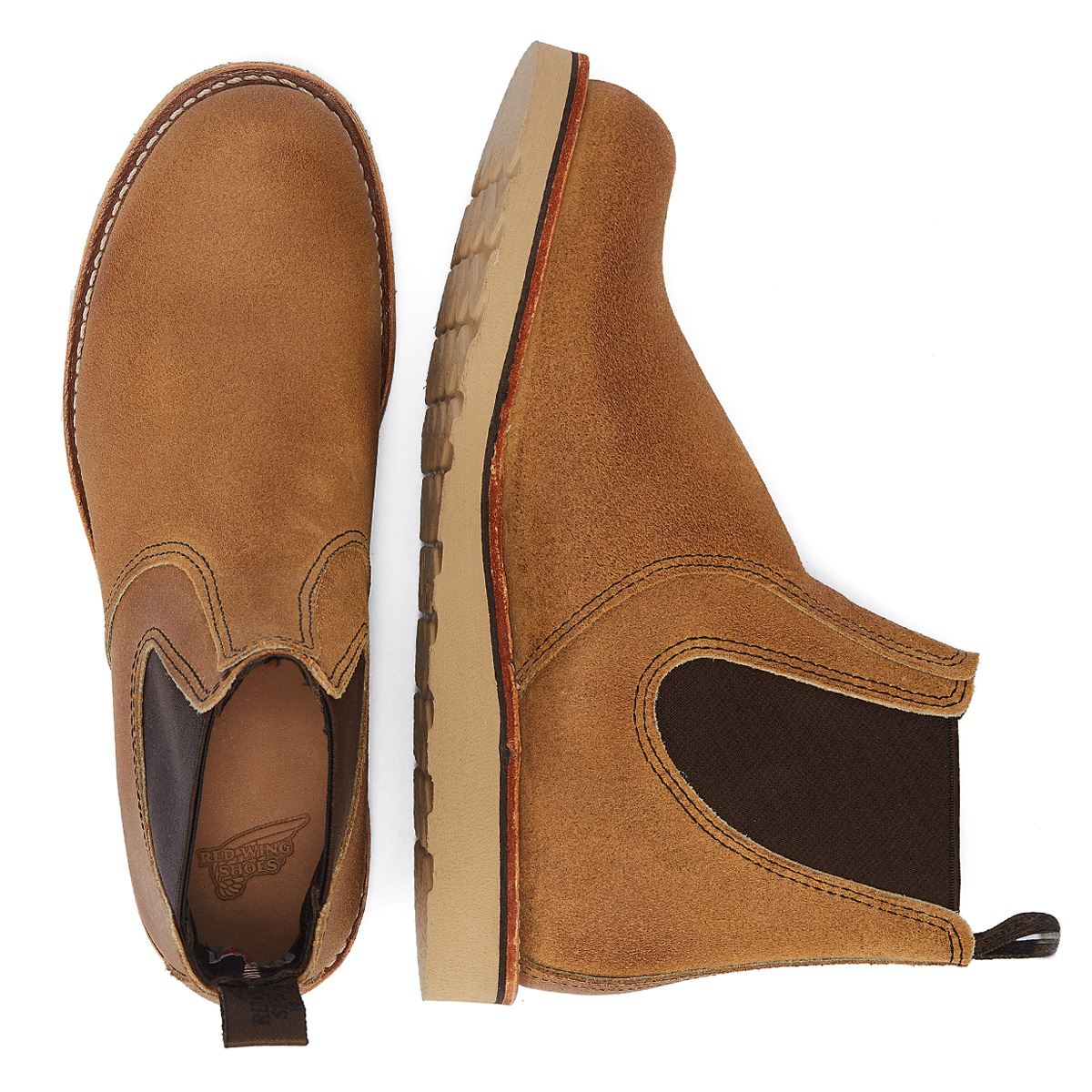 Red Wing Classic Chelsea Hawthorne Muleskinner Men's Chestnut Boots