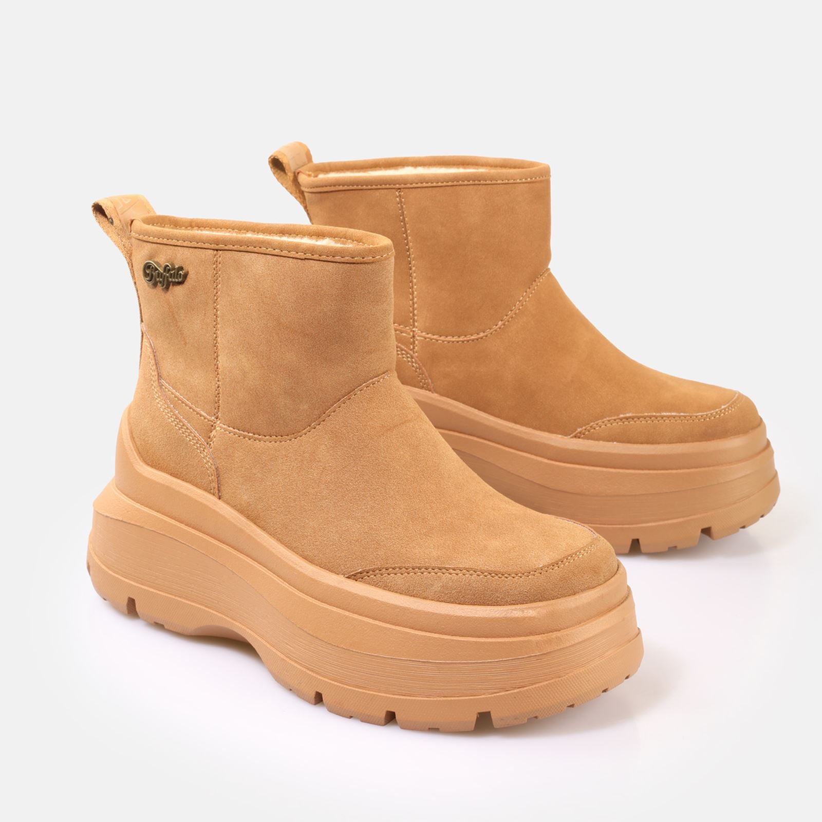 Buffalo Olympia Pull On LO Warm Women's Cognac Boots