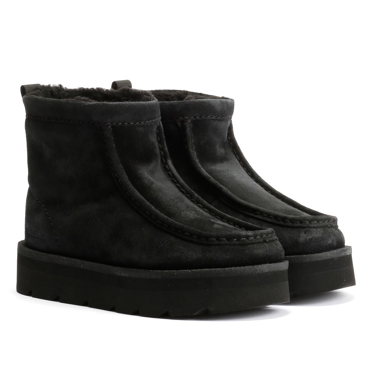 Clarks Originals Meare Rooey Suede Women's Black Boots