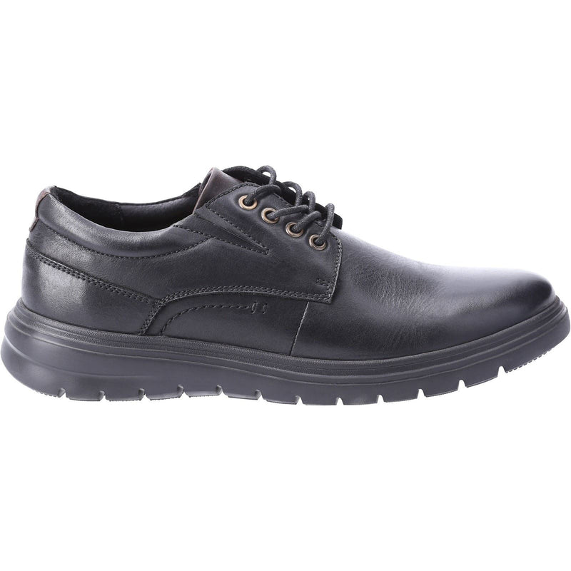 Hush Puppies Triton Leather Men's Black Lace-Up Shoes