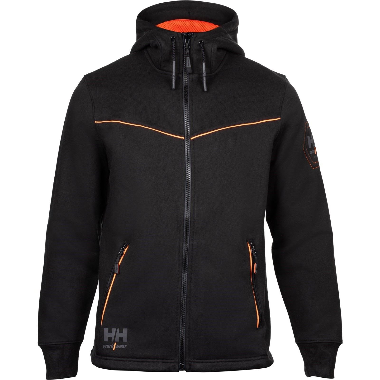 Helly Hansen Workwear Chelsea Evolution Cotton Men's Black Hooded Sweatshirt