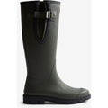 Hunter Downpour Adjustable Boot Rubber Women's Dark Olive/Black Wellington Boots