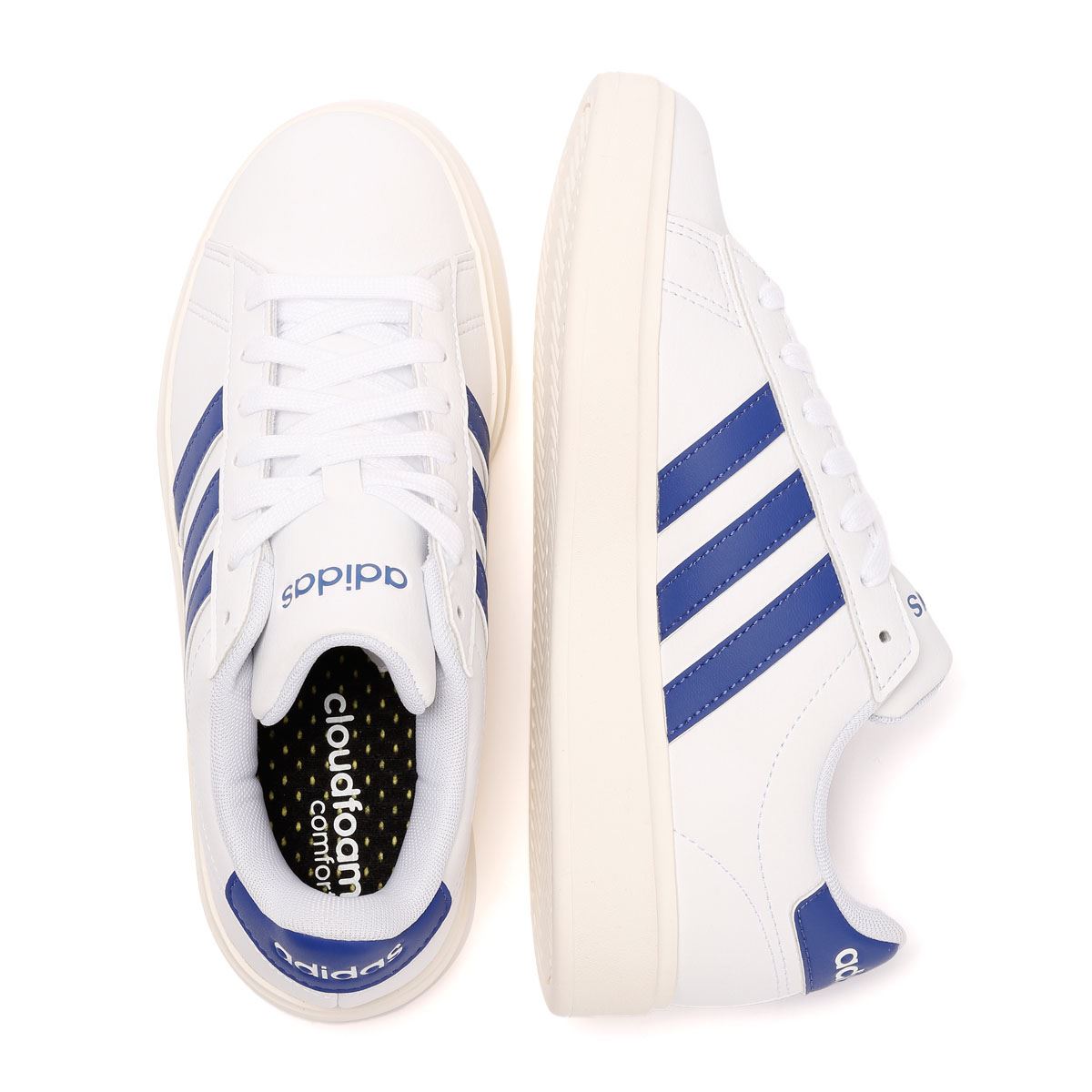 Adidas Grand Court 2.0 White/Blue Sneakers