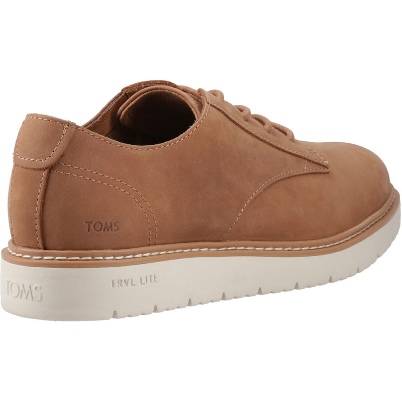 TOMS Navi TRVL LITE Leather Men's Tan Lace-Up Shoes