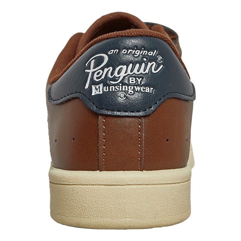 Penguin Junior Marble Tan/Navy Sneakers