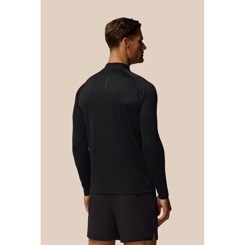 Castore Adapt Training 1/4 Zip Top Polyester Men's Black Activewear T-Shirts