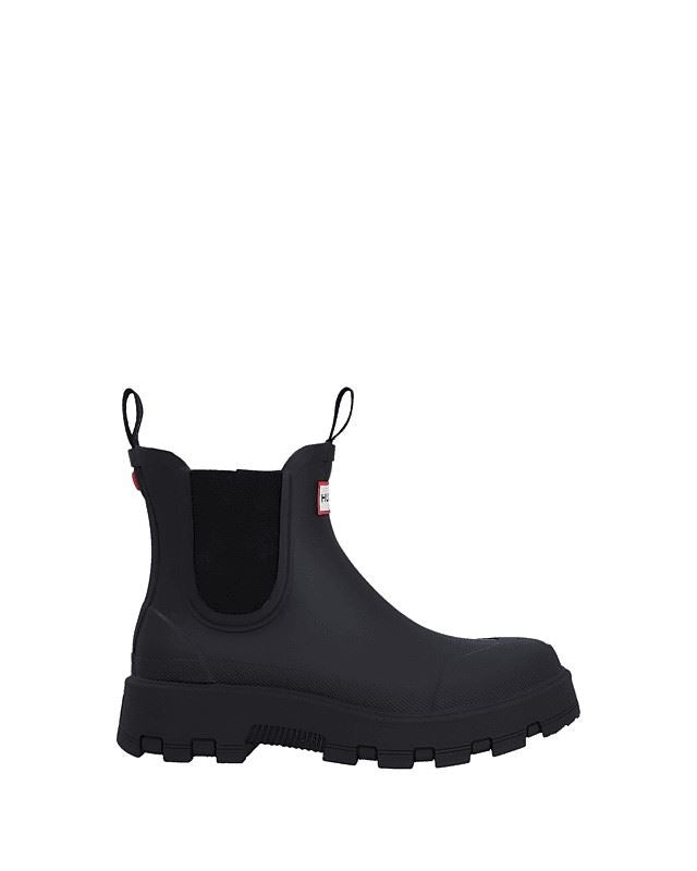Hunter Elements Chelsea Rubber Women's Black Wellington Boots