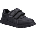 Hush Puppies Ryan SNR Leather Boys's Black Shoes