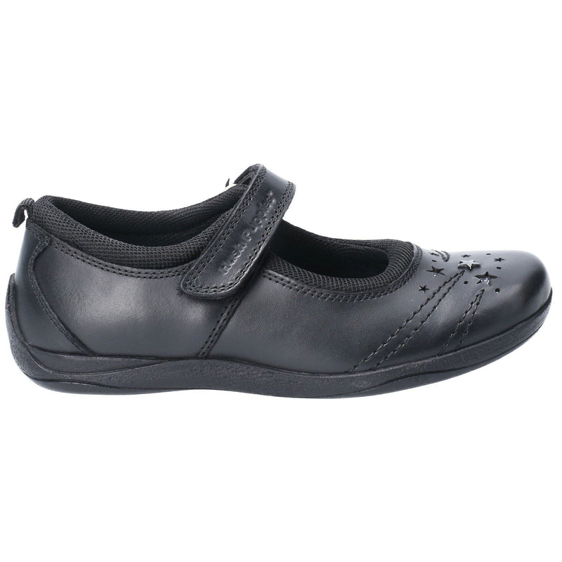 Hush Puppies Amber Junior Leather Girls's Black Shoes
