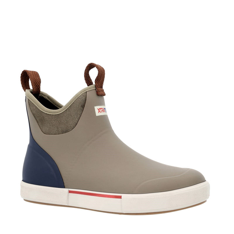 Xtratuf Ankle Deck Vintage Rubber Vintage Olive Wellington Boots