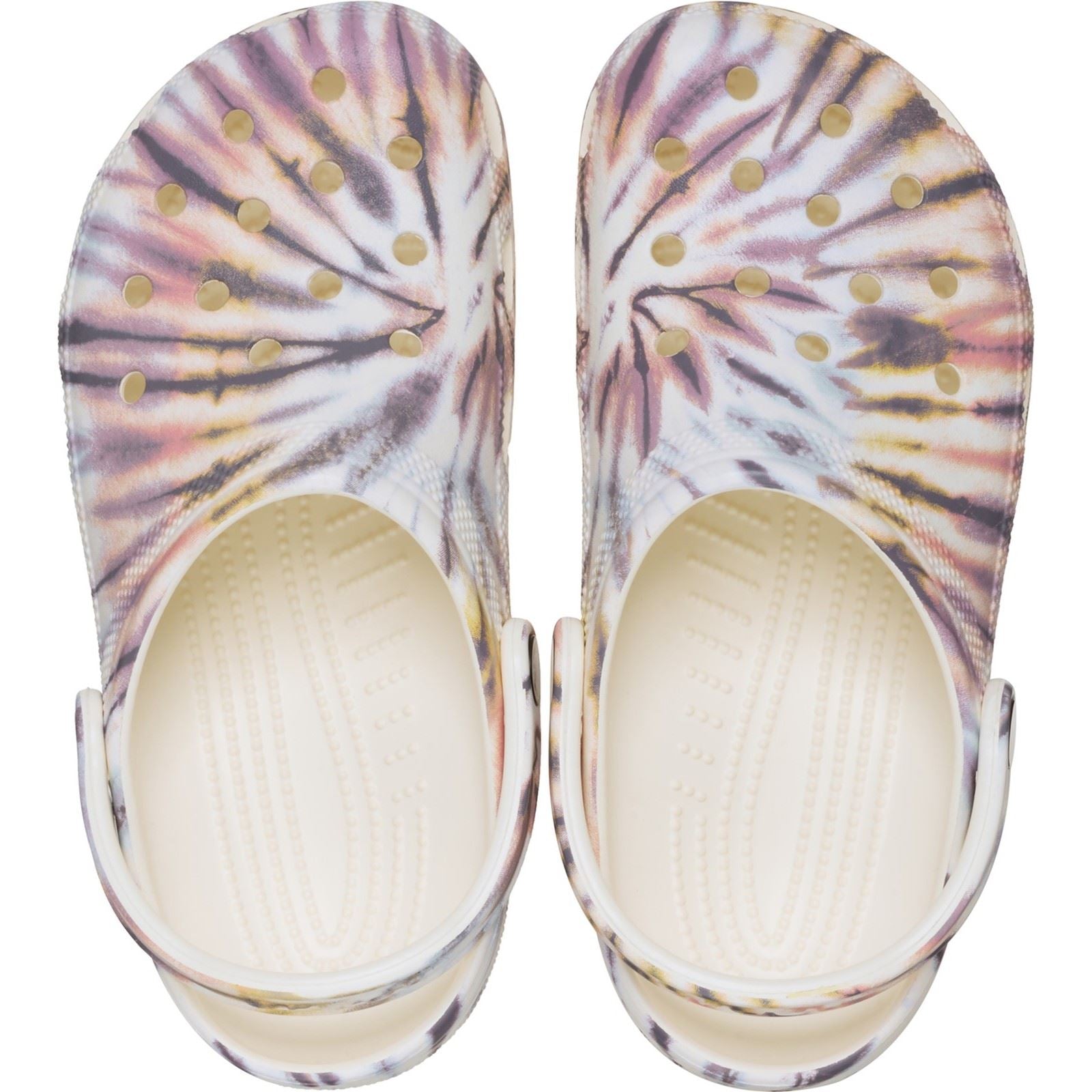 Crocs Classic Tie Dye Thermoplastic Women's Chalk/Multi Clogs