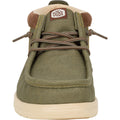 HEYDUDE Wally Mid GripR Canvas Men's Dusty Olive Boots