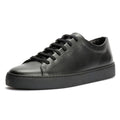 JAK Royal Leather Men's All Black Sneakers