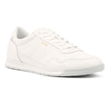 Boss Titanium Leather Men's White Sneakers