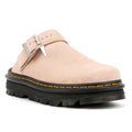 Dr. Martens Zebzag EH Suede Women's Powder Pink Mules