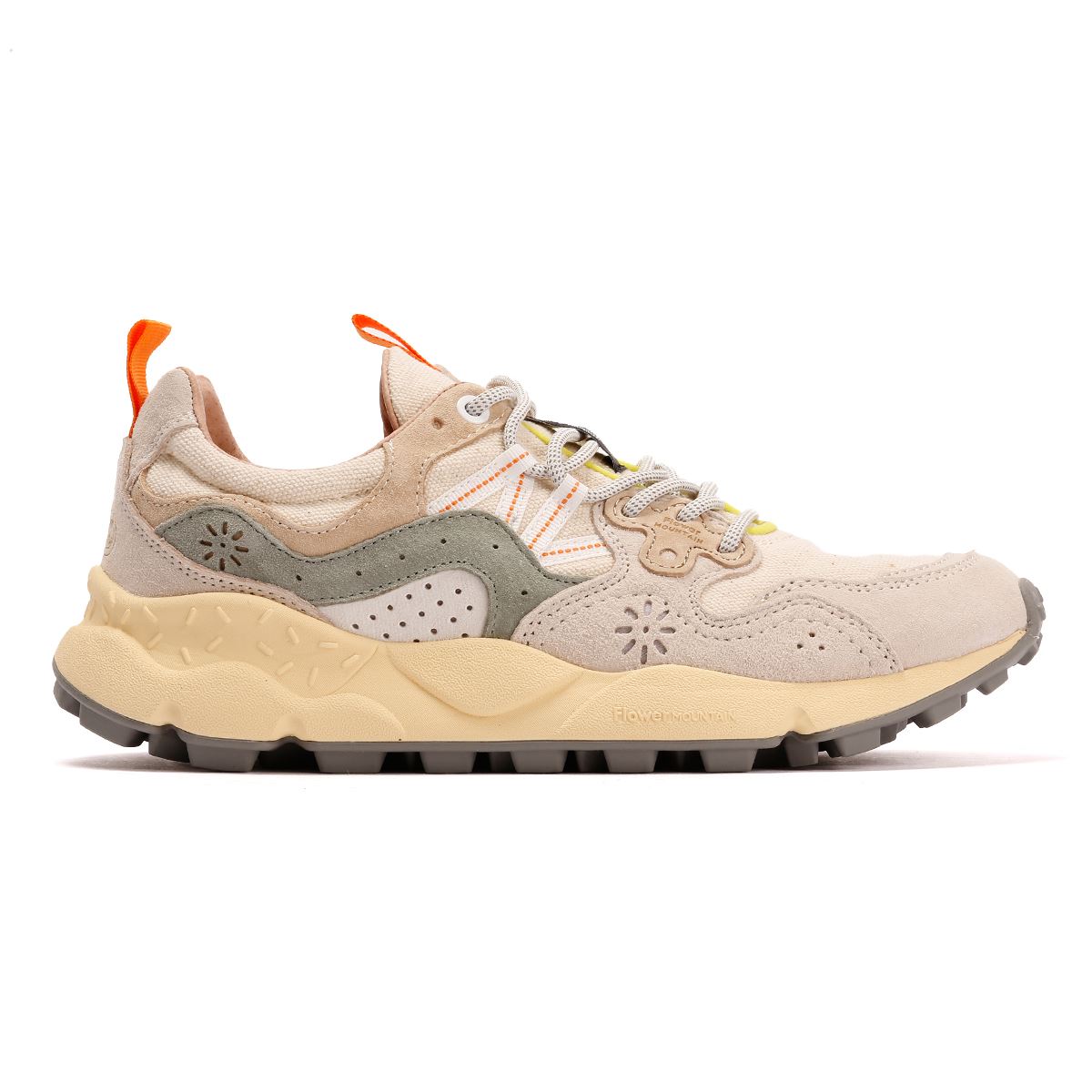 Flower Mountain Yamano 3 Off White/Green Sneakers
