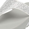FitFlop Lulu Crystal Mix Women's Silver Sandals