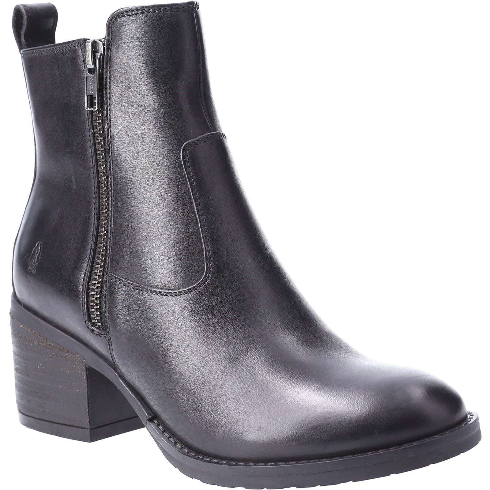 Hush Puppies Helena Leather Women's Black Boots