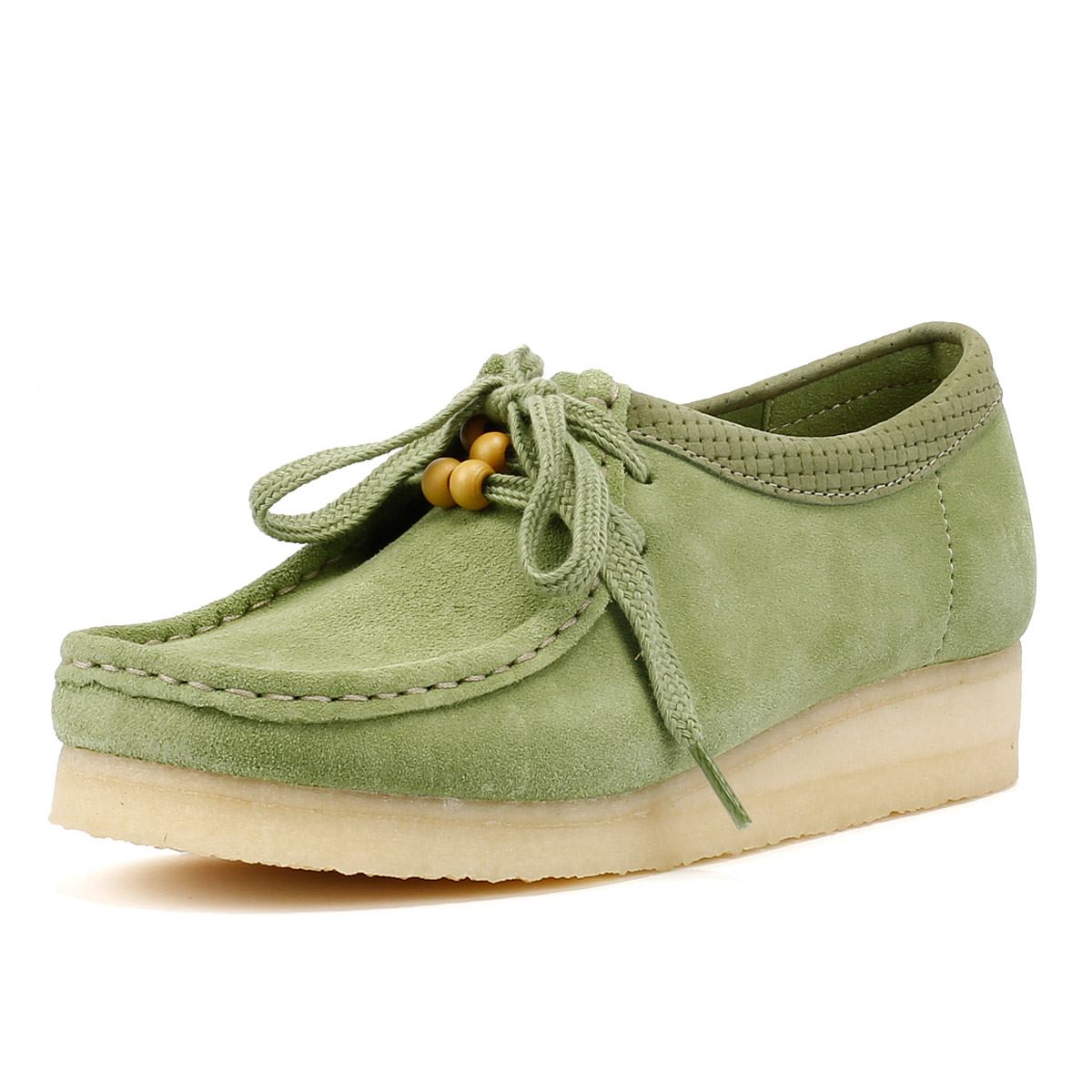 Clarks Originals Wallabee Suede Women's Apple Shoes