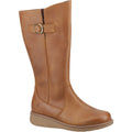 Hush Puppies Luna Leather Women's Tan Boots