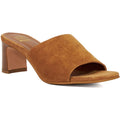 Dune Jule Suede Women's Tan Sandals