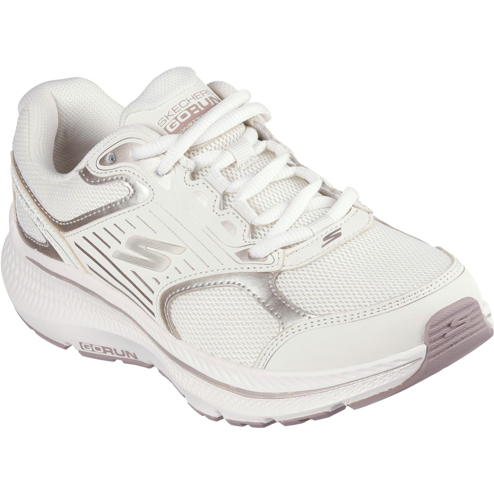 Skechers Performance GO RUN Consistent 2.0 Advantage Leather Women's Natural Sneakers