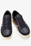 Fred Perry B725 Leather Suede Men's Navy/Ecru/Oxblood Sneakers