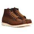 Red Wing 8836 6 Inch Moc Toe Suede Men's Chocolate Boots