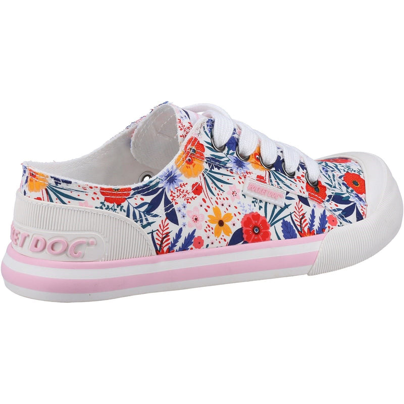 Rocket Dog Jazzin Malden Floral Cotton Women's White/Multi Trainers