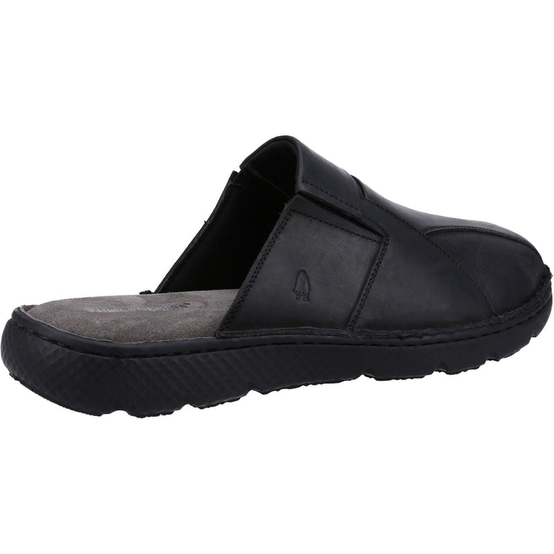 Hush Puppies Carson Leather Men's Black Mules