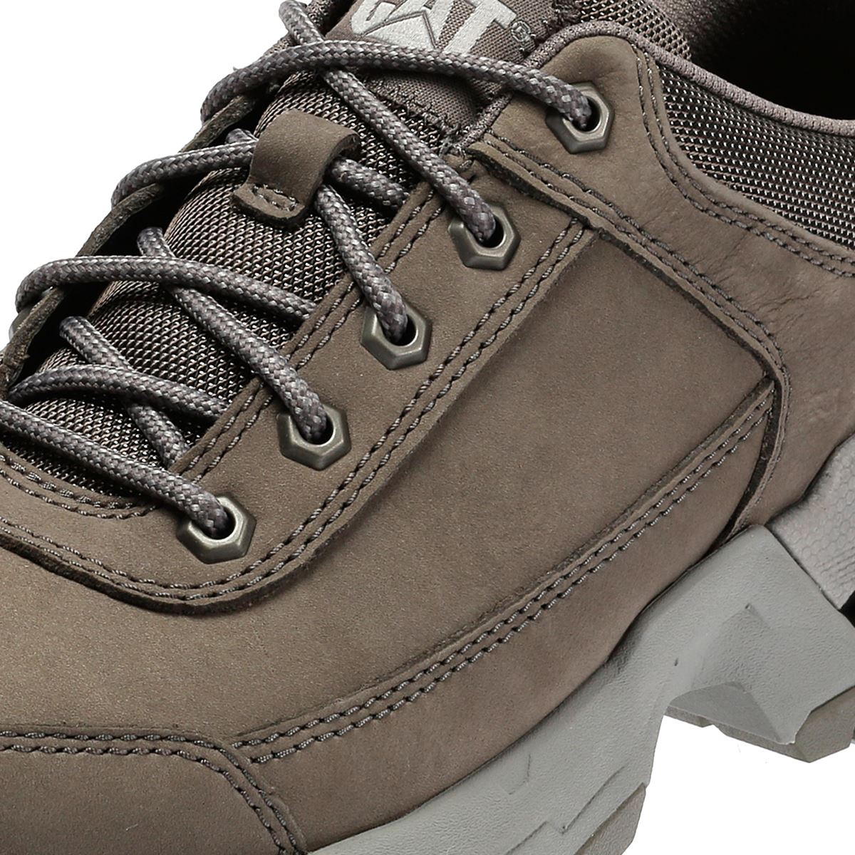 Caterpillar Surge Hiker Lo Waxy Nubuck Men's Dark Gull Gray Lace-Up Shoes