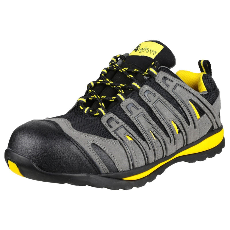 Amblers Safety FS42C Mesh/Microfibre Black Safety Sneakers