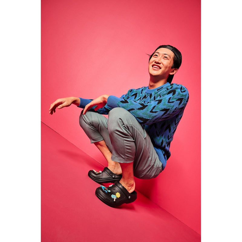Crocs Classic Lined Thermoplastic Black Clogs