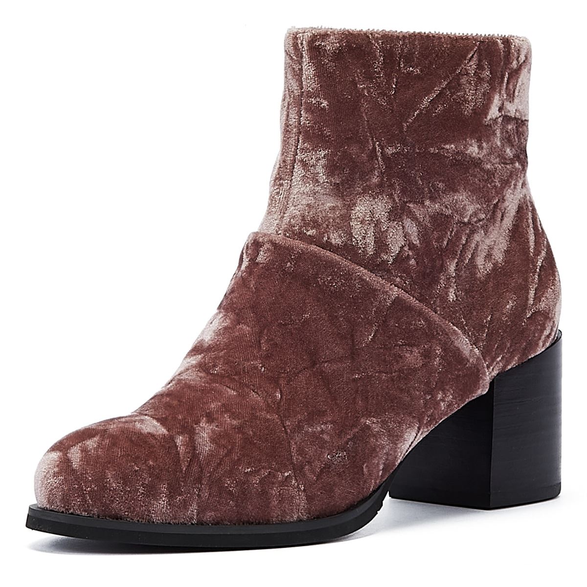 Shoe The Bear Ceci Velvet Deep Blush Women's Brown Boots