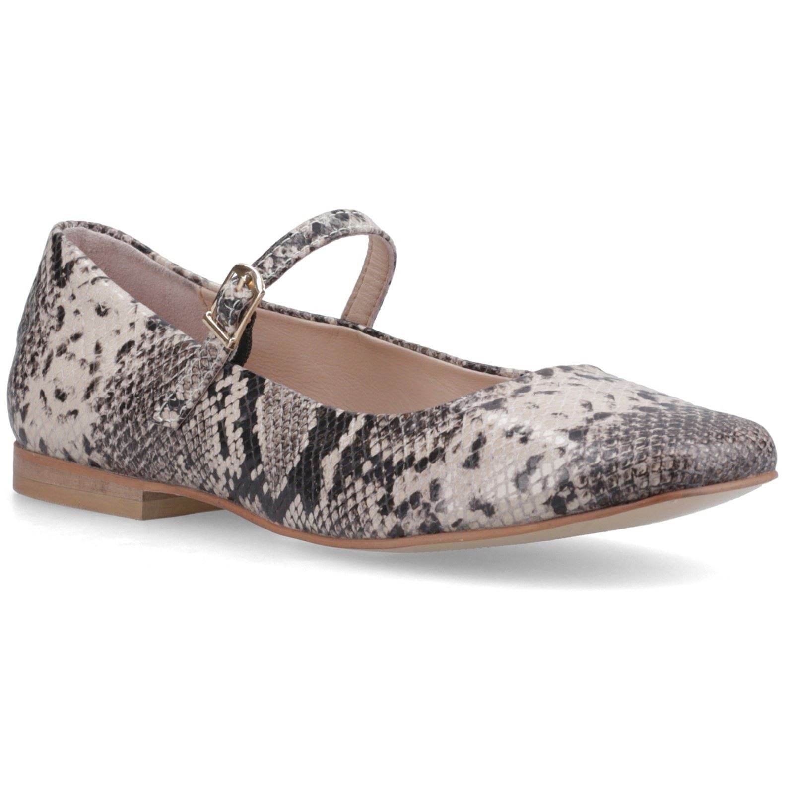 Hush Puppies Pasha Leather Women's Snake Flats