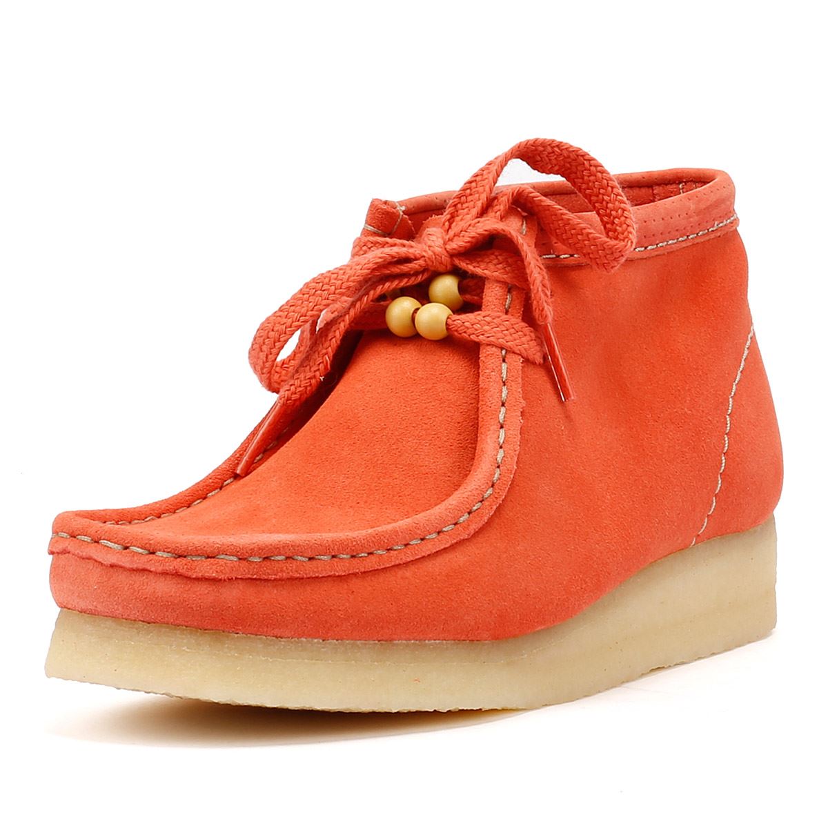 Clarks Originals Wallabee Suede Women's Coral Boots