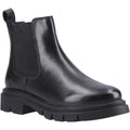 Hush Puppies Raya 2 Leather Chelsea Leather Women's Black Flat Chelsea Boots