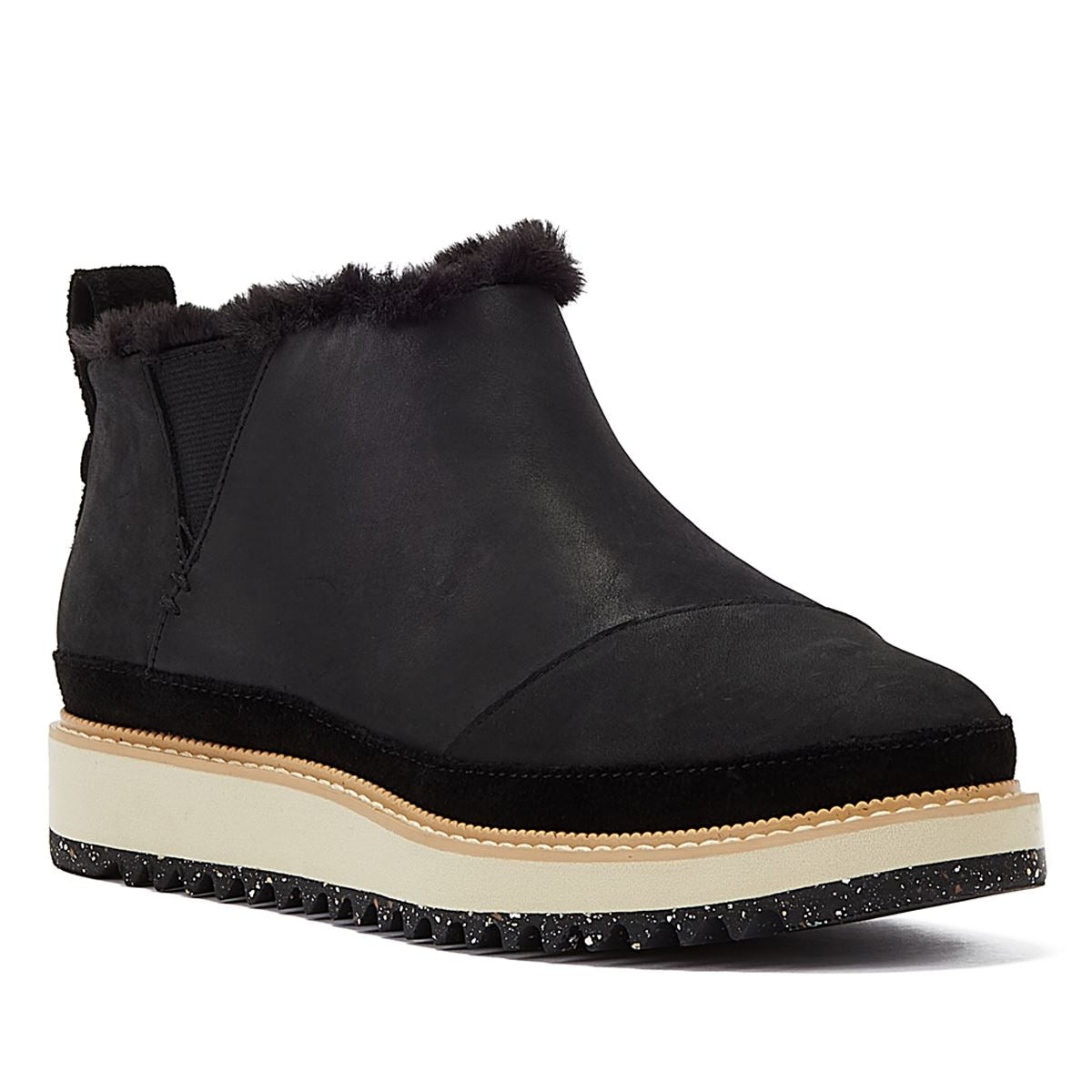 TOMS Marlo Oiled-Nubuck Women's Black Boots