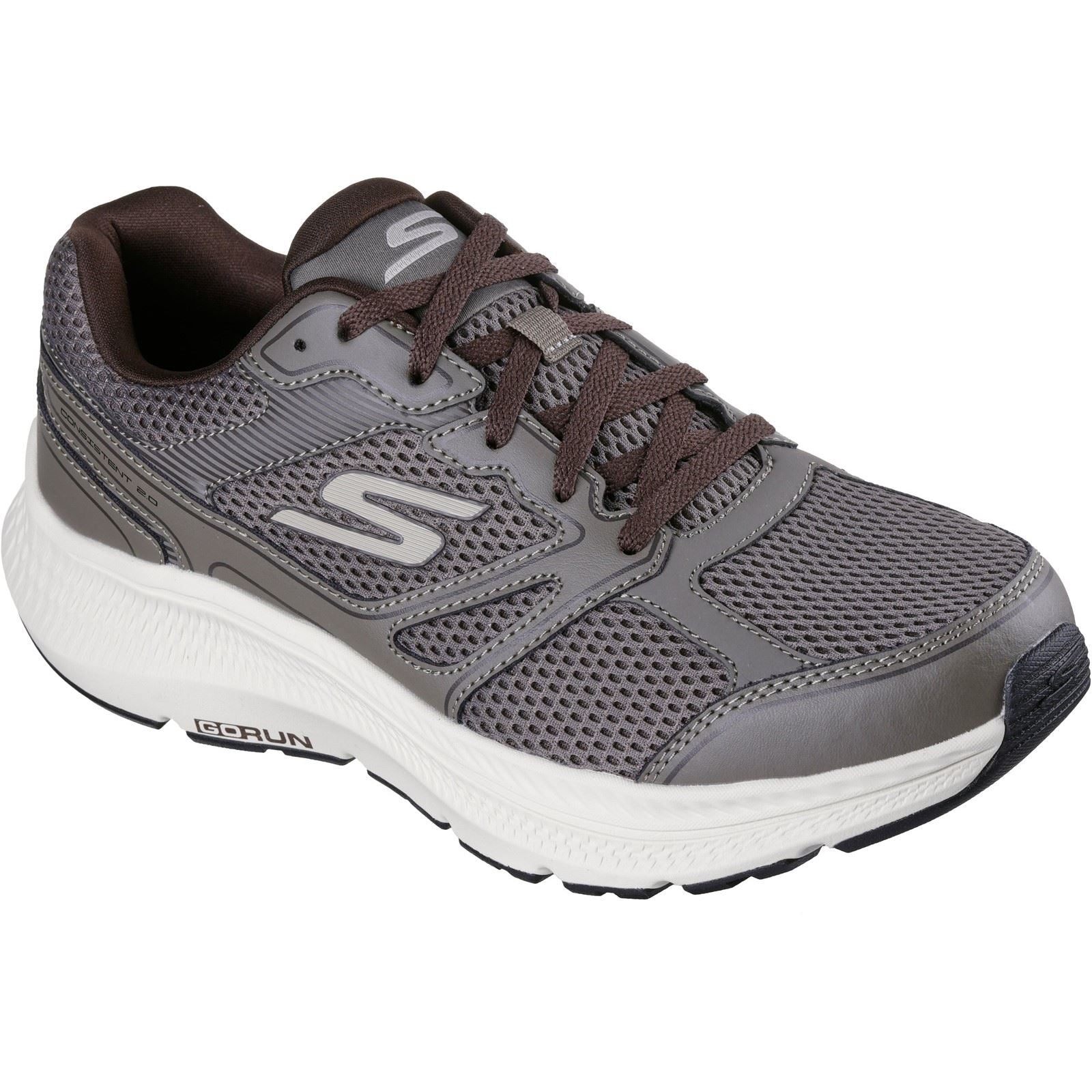 Skechers Go Run Consistent 2.0 Mapleton Leather Men's Brown Sneakers