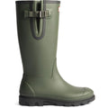Hunter Field Downpour Boot Rubber Women's Dark Olive/Black Wellington Boots