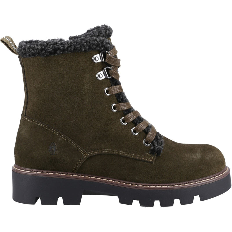 Hush Puppies Aurelia Suede Women's Khaki Boots