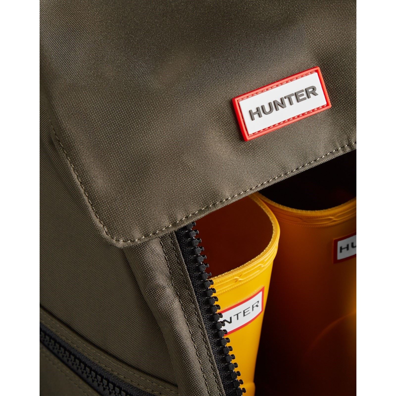 Hunter Barra Short Boot Bag 's Green Shoe Bag