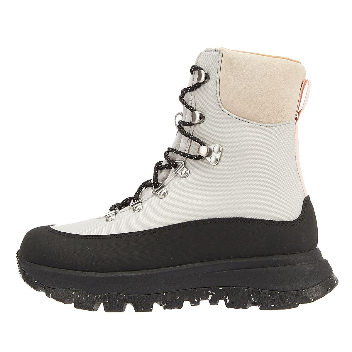 FitFlop Neo-D-Hyker Leather Women's Black/White Boots