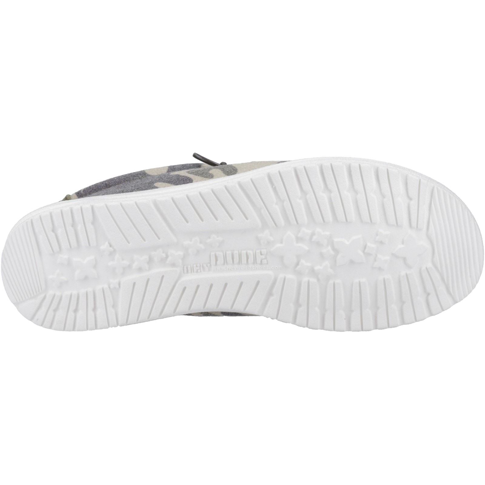 HEYDUDE Wally Washed Camo Synthetic Men's Camo Shoes